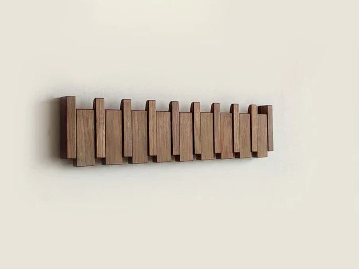 "Accroche-Mélodie murale élégante au design musical contemporain pour une décoration intérieure fonctionnelle"