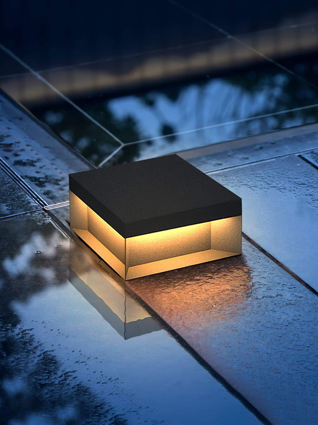 Boîtier Luminaire Extérieur - Éclairage Poteau Solaire LED