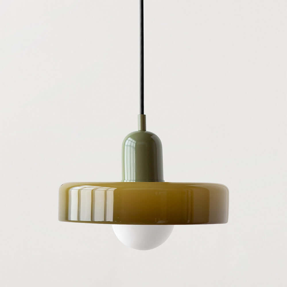 Suspension Verre Coloré Design Moderne