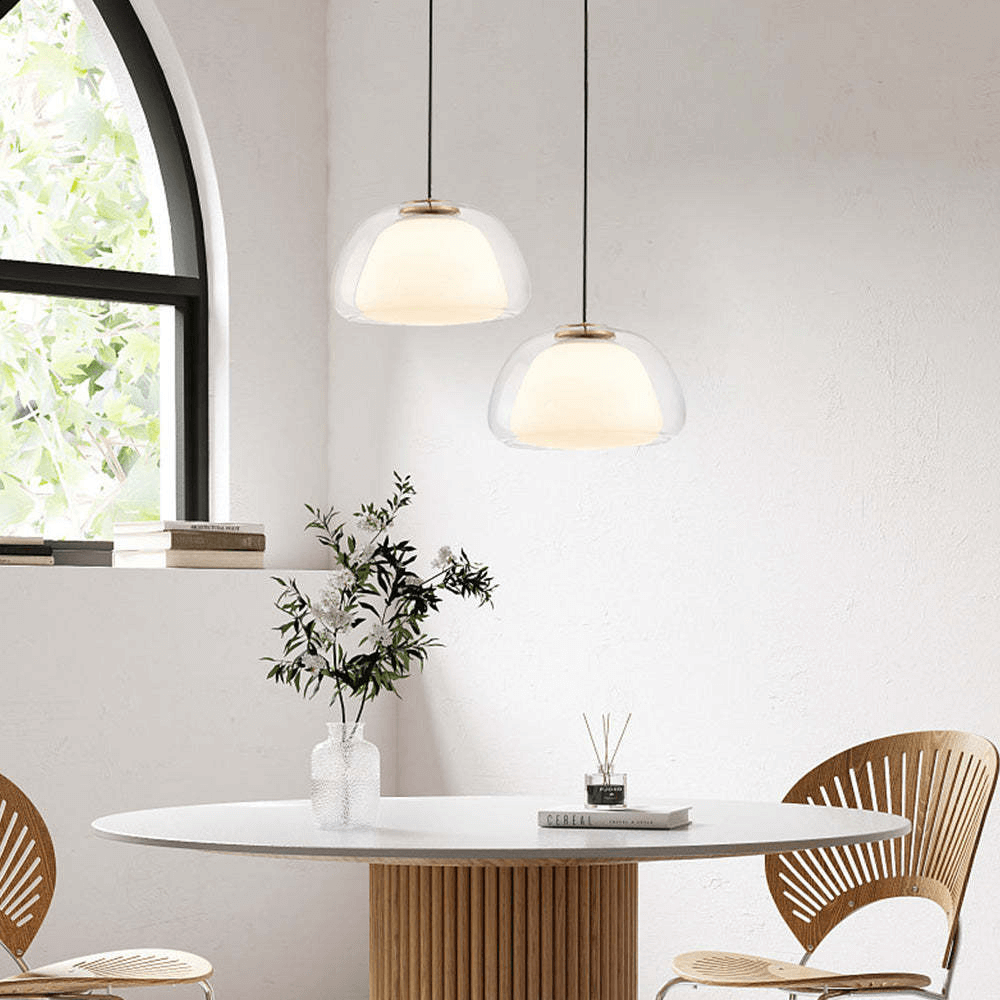 Suspension Lumineuse Verre - Éclairage Moderne Intérieur