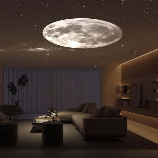 Lampe de Projection Céleste avec Motifs Lunaires