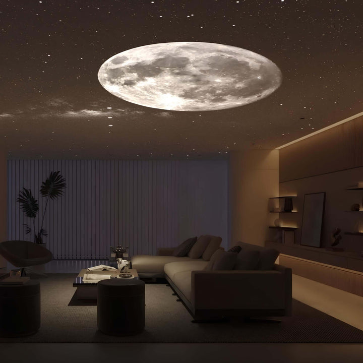 Lampe de Projection Céleste avec Motifs Lunaires