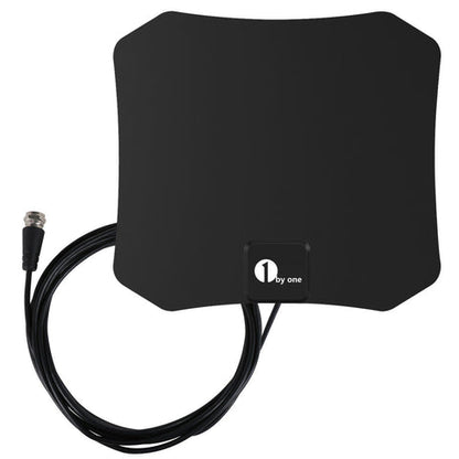 Antenne satellite intérieure HDTV compacte pour réception HD, design élégant, installation facile, clarté exceptionnelle.