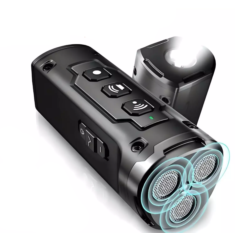 "Appareil de dressage canin à ultrasons, léger, avec lumière LED pour correction douce des comportements indésirables."