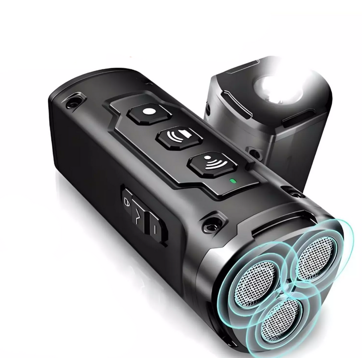 "Appareil de dressage canin à ultrasons, léger, avec lumière LED pour correction douce des comportements indésirables."