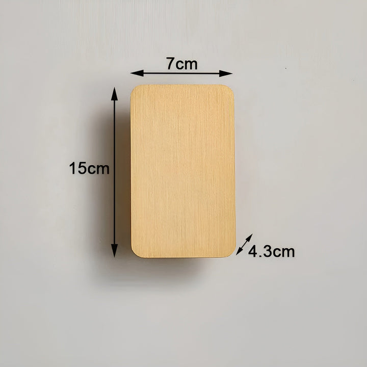 "Applique murale LED rectangulaire, design moderne, éclairage intérieur, aluminium robuste, destiné à couloirs et escaliers."