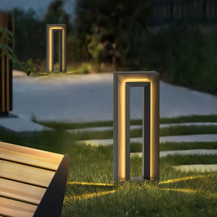 Lampe solaire d'extérieur design moderne