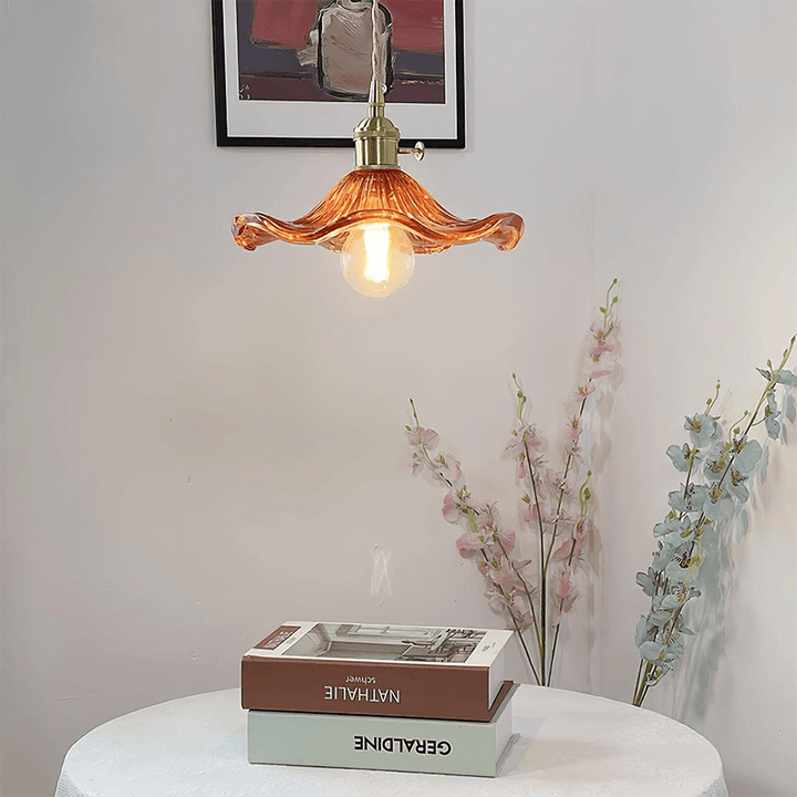 Lampe de style en forme de fleur d'hibiscus
