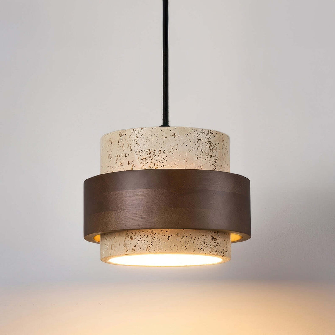 Ascend Retro Stone Wabi-Sabi Pendentif