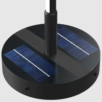 Lampadaire solaire extérieur moderne: Éclairage LED élégant