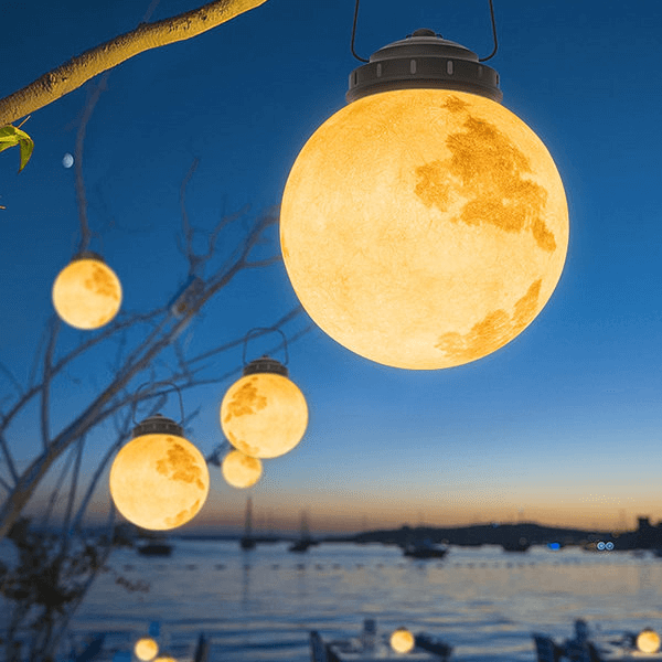 Suspension Luminaire Extérieure LED Moderne - Décoration Lumineuse Jardin