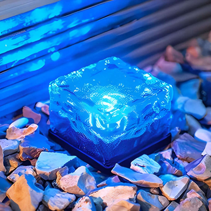 Lampe Solaire Extérieure Carrée - Éclairage LED Décoratif