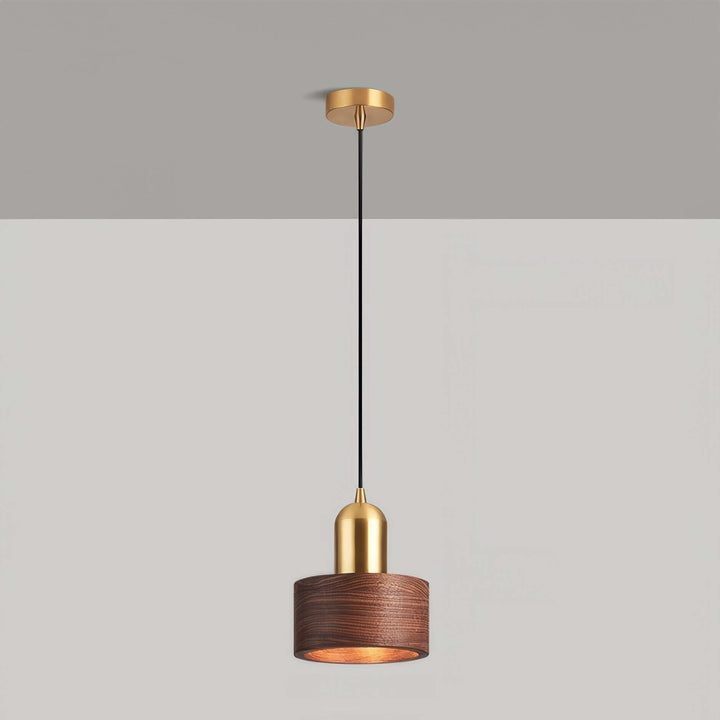 Suspension Cylindre Luminaire Design Japonais
