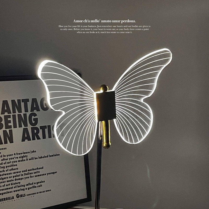 Lampe À Poser En Cristal Butterfly