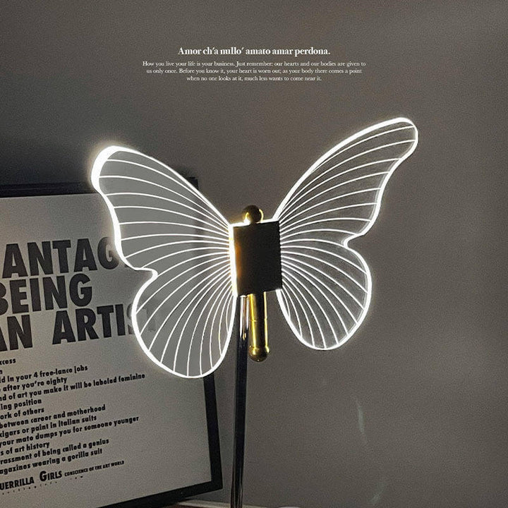 Lampe À Poser En Cristal Butterfly