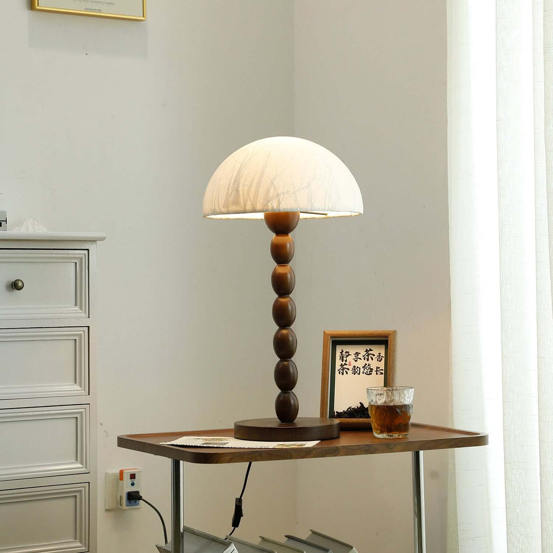 Lampe de table design abat-jour papier - Éclairage d'ambiance