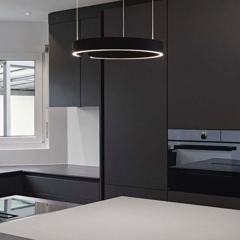 Suspension LED Ronde Moderne - Éclairage Intérieur Design