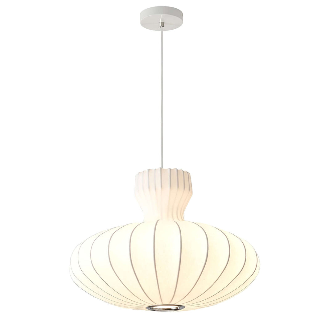 Lampe Suspendue Design Vintage - Éclairage Bulbe en Soie