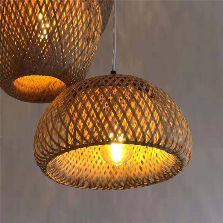 Bamboo Lampe À Suspendre