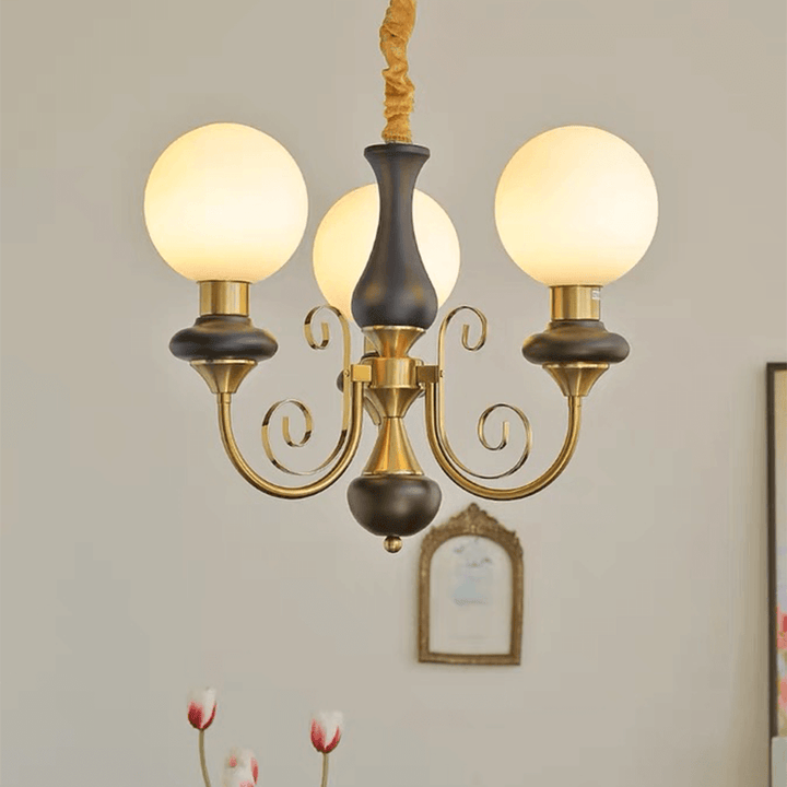 Lustre Onyx Moderne - Éclairage Créatif et Chic