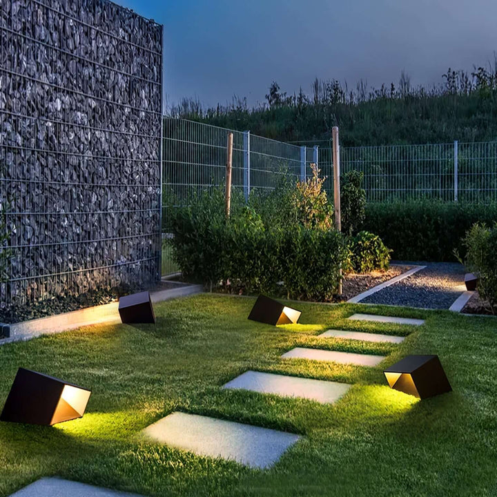Lampe Solaire Extérieure Cube - Jardin Design