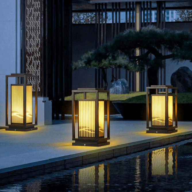 Lampe Solaire Extérieure - Éclairage Jardin Moderne
