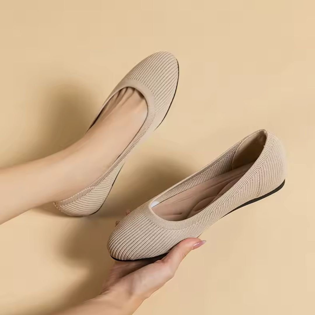 "Ballerines orthopédiques femmes, élégantes, confortables, soutien optimal, design moderne, couleurs variées."