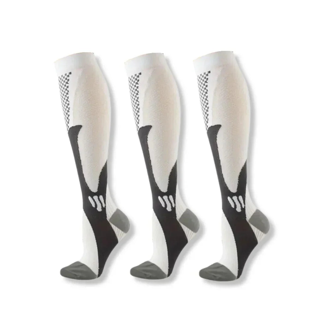 "Bas de compression médicaux, confortables, ergonomiques, accélérant la circulation sanguine pour jambes en toutes occasions.