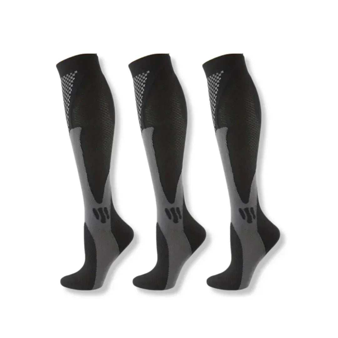 "Bas de compression médicaux, confortables, ergonomiques, accélérant la circulation sanguine pour jambes en toutes occasions.