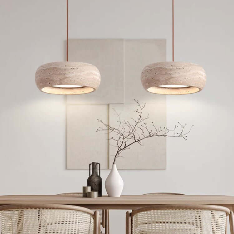 Suspension LED Design Pierre Crème - Éclairage Intérieur