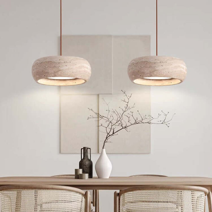 Suspension LED Design Pierre Crème - Éclairage Intérieur