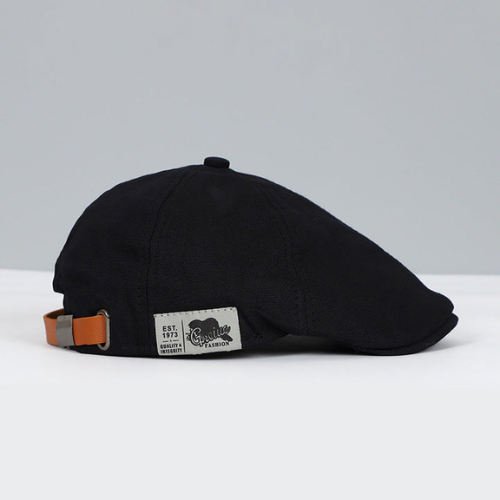 "Béret homme ajustable chic, style classique, diverses couleurs, confort optimal, accessoire élégant et intemporel."