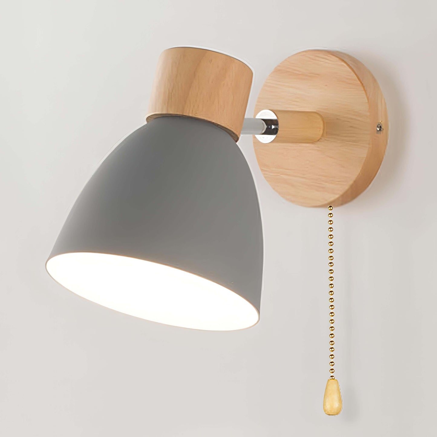 Lampe Murale Suspendue Nordique Moderne en Bois