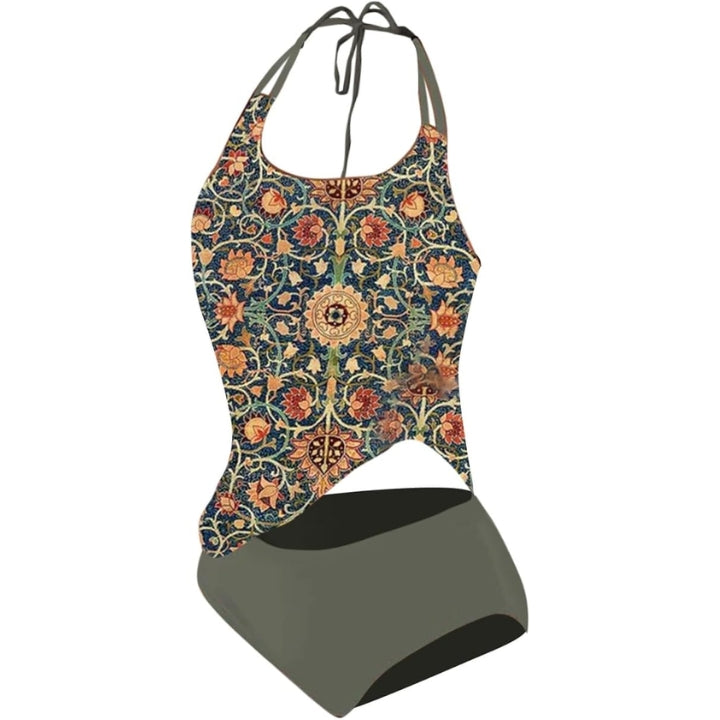 "Bikini femme chic en tissu doux, coupe flatteuse, parfait pour la plage ou piscine, élégance et confort garantis."