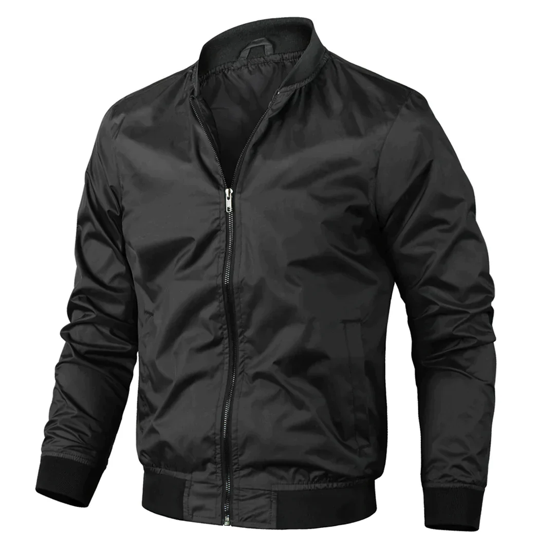 "Blouson bomber homme vert élégant et moderne"