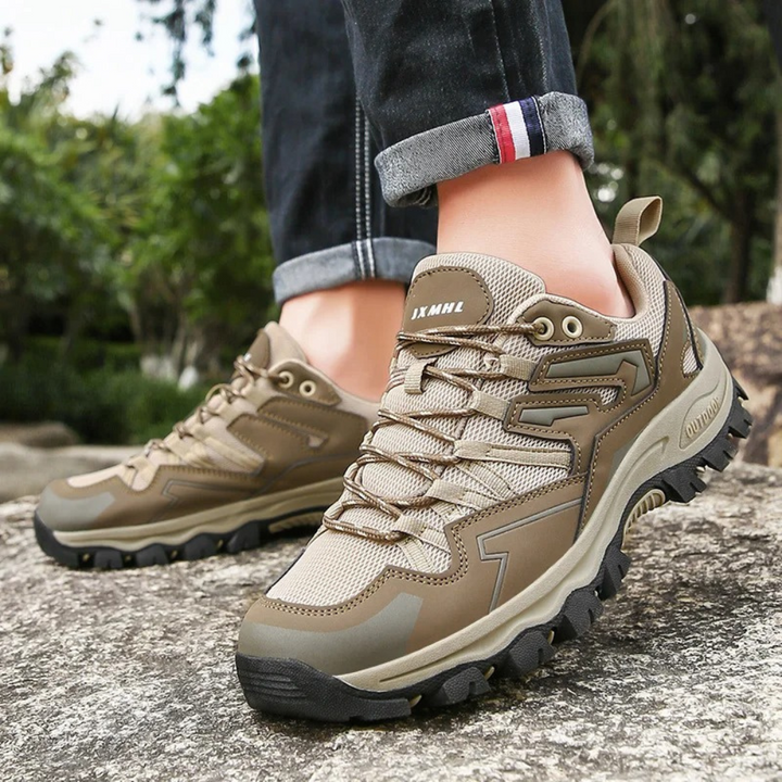 "Bottes d'alpinisme femme imperméables, semelle antidérapante, renfort protection, maille respirante PU hydrofuge"