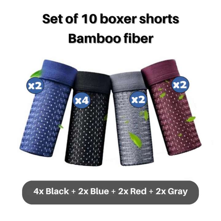 "Boxer en bambou pour hommes, doux, respirant et durable, idéal pour un confort et un soutien optimaux au quotidien."