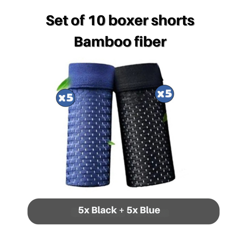 "Boxer en bambou pour hommes, doux, respirant et durable, idéal pour un confort et un soutien optimaux au quotidien."