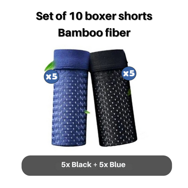"Boxer en bambou pour hommes, doux, respirant et durable, idéal pour un confort et un soutien optimaux au quotidien."