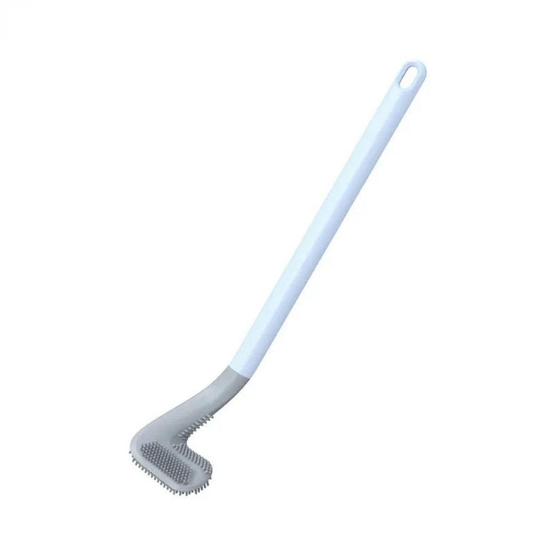 "Brosse de toilette ergonomique en L, design moderne pour un nettoyage efficace, matériaux durables et faciles d'entretien."