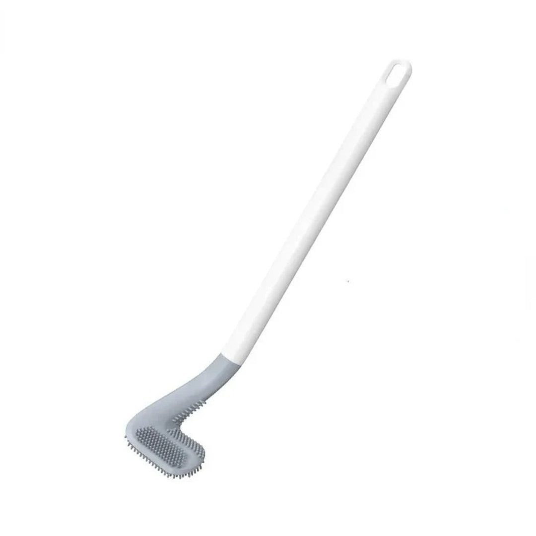 "Brosse de toilette ergonomique en L, design moderne pour un nettoyage efficace, matériaux durables et faciles d'entretien."