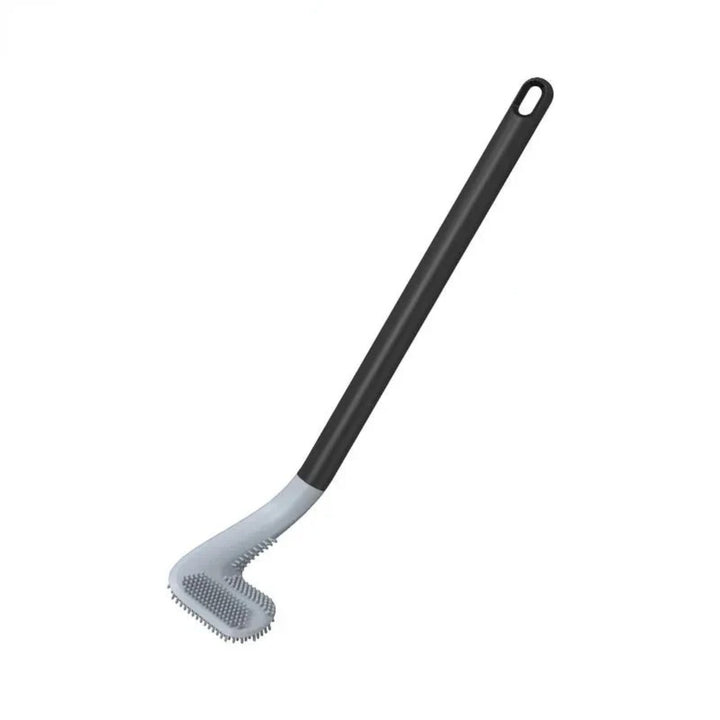 "Brosse de toilette ergonomique en L, design moderne pour un nettoyage efficace, matériaux durables et faciles d'entretien."