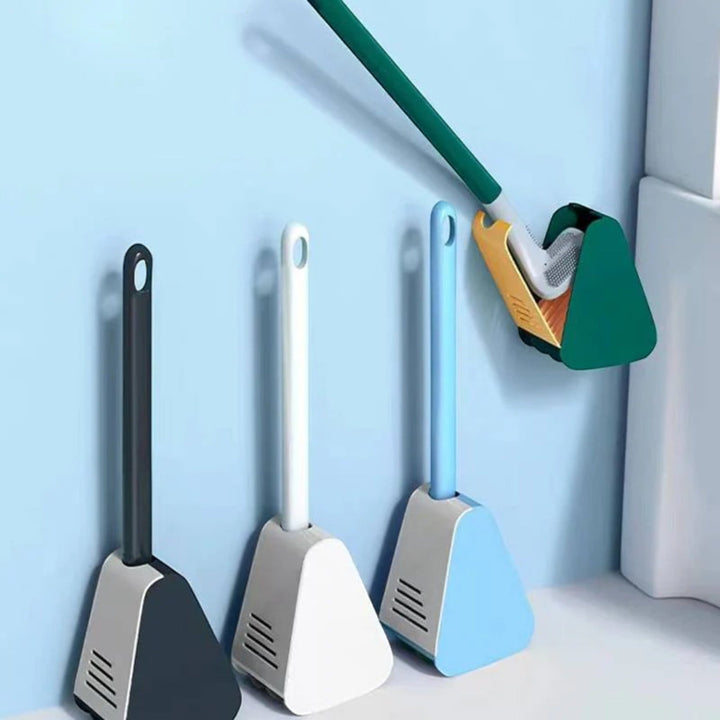 "Brosse de toilette ergonomique en L, design moderne pour un nettoyage efficace, matériaux durables et faciles d'entretien."