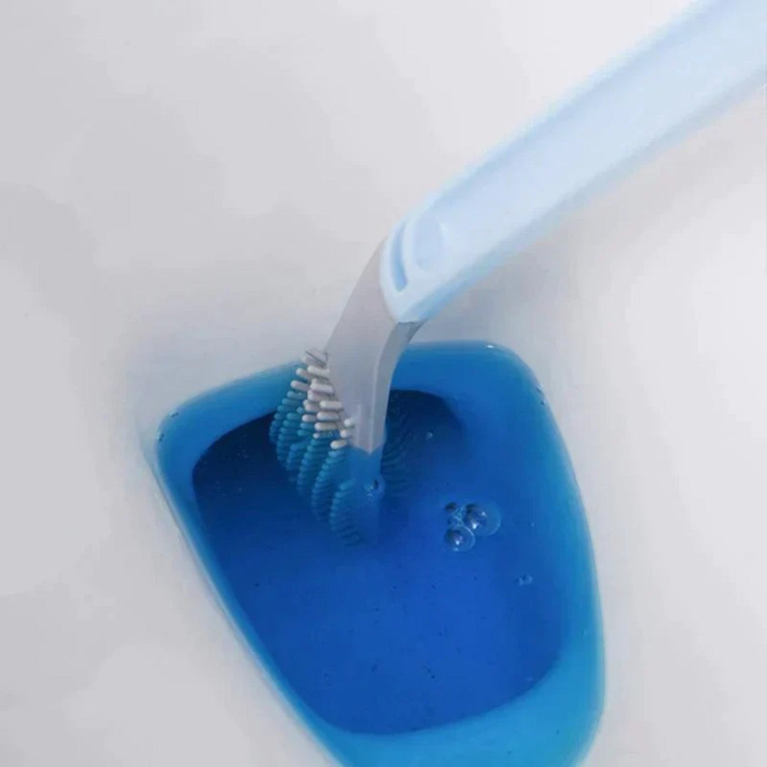 "Brosse de toilette ergonomique en L, design moderne pour un nettoyage efficace, matériaux durables et faciles d'entretien."