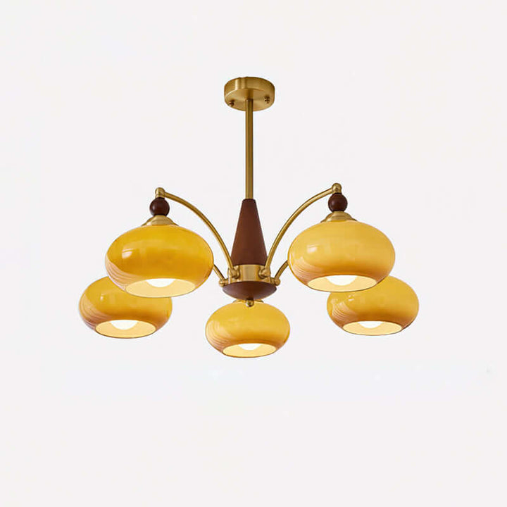 Lustre Rétro Industriel - Éclairage Vintage 3/5/8 Lumières