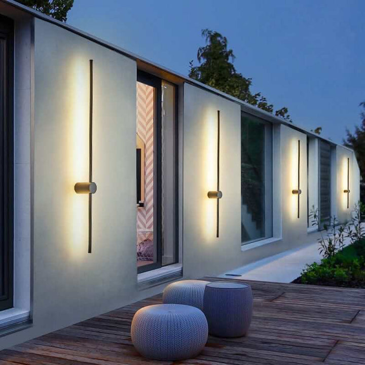 Lampe Extérieure Design Minimaliste - Éclairage LED Solaire