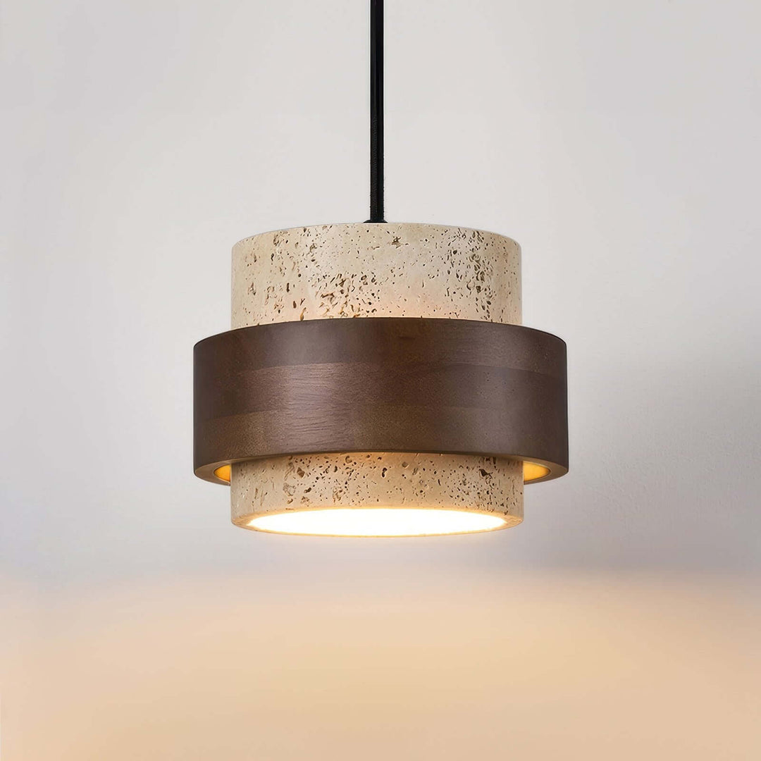 Ascend Retro Stone Wabi-Sabi Pendentif