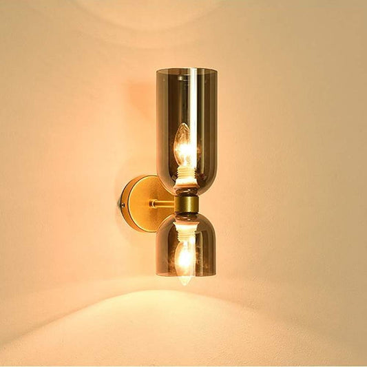 Applique Murale Led À Double Tête En Verre