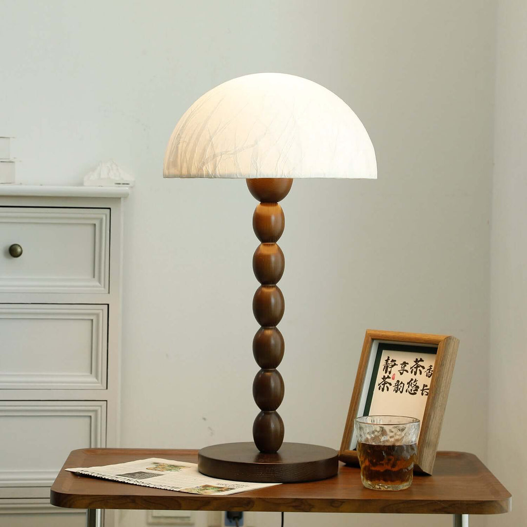 Lampe de table design abat-jour papier - Éclairage d'ambiance