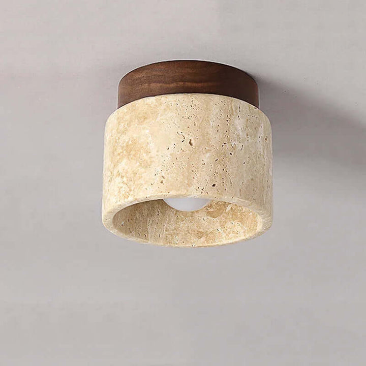 Plafonnier Crème Minimaliste Japonais - Éclairage d'ambiance